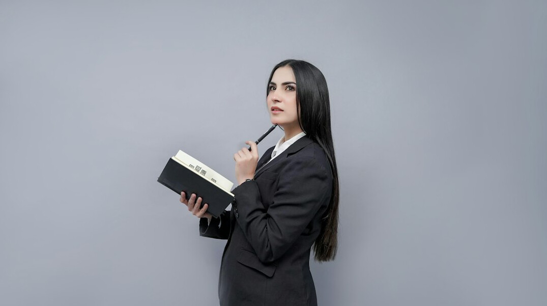 professional woman succeeding in career
